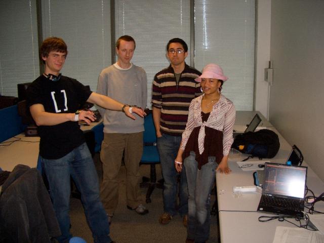 Team Kinephon showing off Kinephon